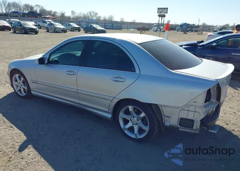 2007 Mercedes-Benz C 230 Sport из США, поврежденный, VIN WDBRF52H67F856219